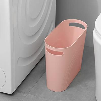 zoocatia Small Trash Can Garbage Can Container Bin with Handles 3 Gallons  Plastic Wastebasket for Bathrooom, Bedroom, Office, Kitchen, Laudry Room,  Dorm Room - Pink - Yahoo Shopping