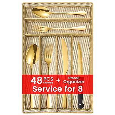 Gold Kitchen Utensils Set, Standcn 9 PCS 304 Stainless Steel All