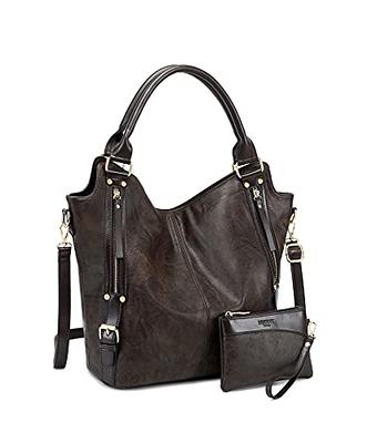 19V69 ITALIA by Alessandro Versace Smooth Texture Faux Leather Backpack for  Women with Detachable Strap - Navy , Laptop Backpack , Backpack Purse 