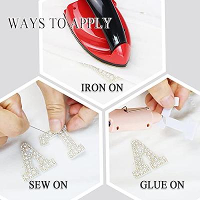 Hotfix Iron Rhinestone Applique  Rhinestone Letters Clothing