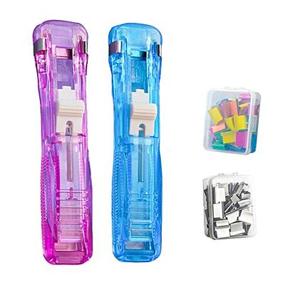 LD Pink Mini Office Supply Kit Portable Case with Scissors, Paper