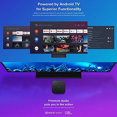  Xiaomi Mi TV Official US Version 1GB RAM +8GB ROM, Portable  Streaming Media Player HD Playback 1080P HDR Netflix Quad Core 64 Bit Android  TV 9.0, Bluetooth remote with Google Assistant 