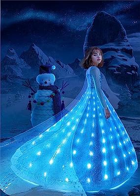 UPORPOR Light Up Snow Costumes Princess Dress Girls Halloween Costumes  Little Toddler Ice Clothes Led Christmas Kids Birthday Ice Snow Dress,  Blue, 120 - Yahoo Shopping