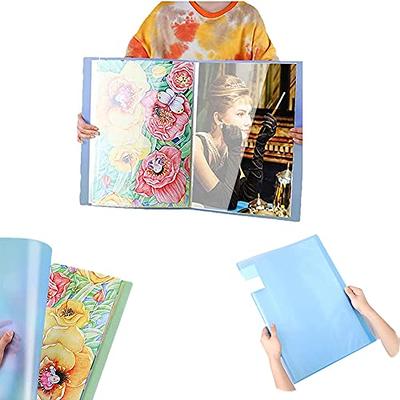  A3 30 Pags Diamond Painting Storage Book, Painting Storage Book  30 Clear Pockets Sleeves Protectors Art Portfolio Book, Display Book, Clear  View A3 Document Folder for Painting Presentation (Green)