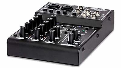 Audio2000'S AMX7342 Six-Channel Audio Mixer with USB Interface and