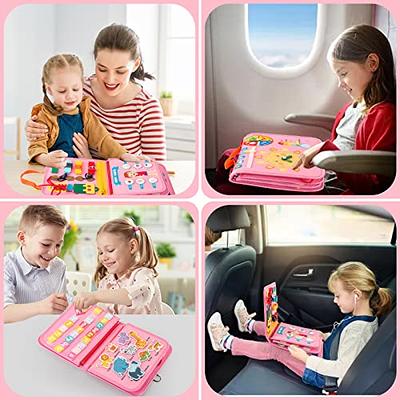 Great Choice Products Busy Board For 1 2 3 4 Year Old, Toddler Travel Toys  For Car Plane, Montessori Sensory Toys For Toddlers 1-3, Educationa…