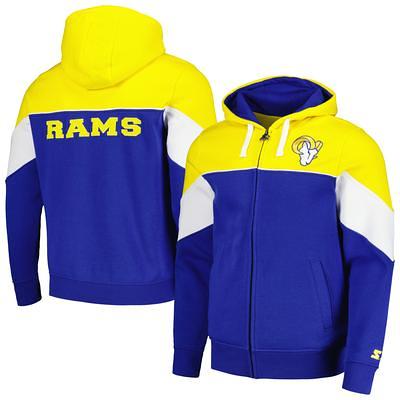 Men's Nike Royal Los Angeles Rams Sideline Club Fleece Pullover Hoodie Size: Small