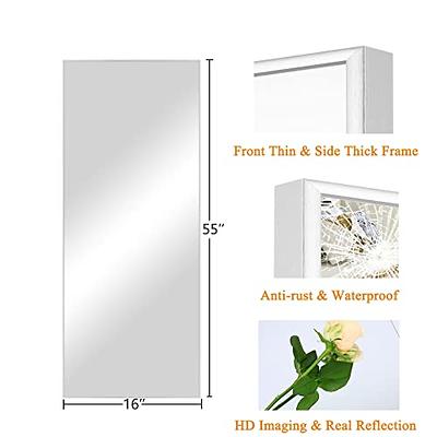 NeuType 55x16 Full Length Mirror with Stand Aluminum Alloy