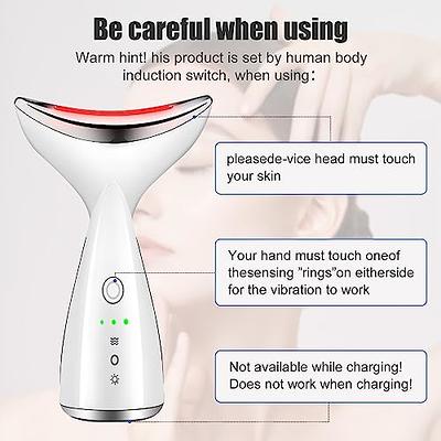 Gohoppy Facial Neck Massager for Skin Care Electric Face Neck Lifting  Massager with 45℃ Heat & 3 Massage Modes for Wrinkles Facial  Massager(White) - Yahoo Shopping