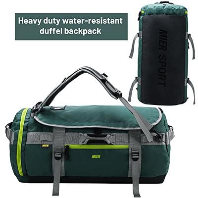 MIER Convertible Backpack Duffel Water Resistant Duffle Bag