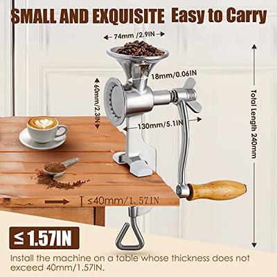 Manual Grinder, Stainless Steel Food Corn Coffee Kitchen Maker Machine Hand  Grain Mill Crank For Spice, Corn, Wheat,Beans - Yahoo Shopping