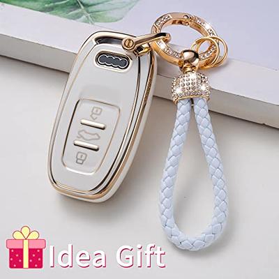  Gematay for Mercedes Benz Key Fob Cover with Lanyard