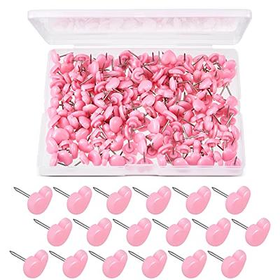 50 Pieces Heart Clear Push Pins For Cork Board, Transparent Heart Shaped  Thumb Tacks Plastic Decorative Push Pins For Posters, Office, Photo Maps,  Sch