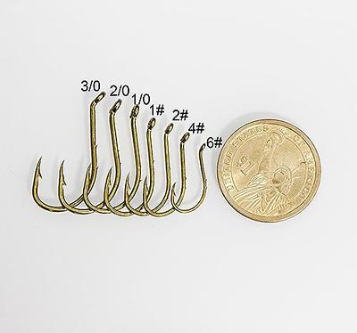  100pcs Octopus Beak Offset Fishing Hooks Froged