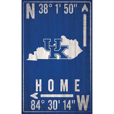 Louisville Cardinals 17 x 26 Coordinates Sign