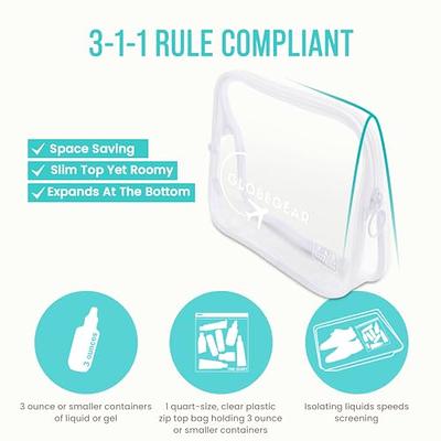 1-Quart Zip-Top Bag with Bottles