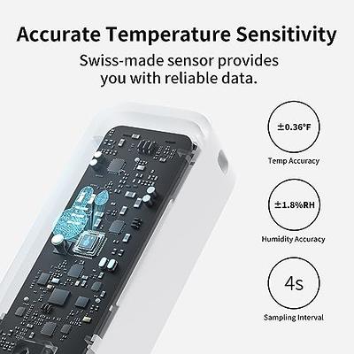 SwitchBot Thermometer Hygrometer, Most Accurate Digital Hygrometer