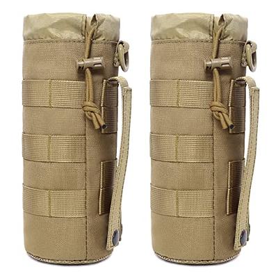 ZXXSFM Molle Water Bottle Holder for Backpack,Molle Pouch,Water Bottle  Carrier,Tactical Water Bottle Pouch,Tactical Molle Water Bottle Pouch  Attaches