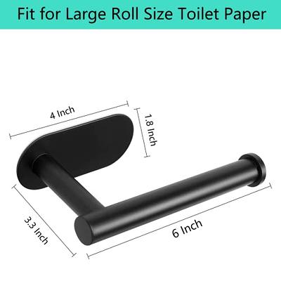 Toilet Paper Holder with Shelf , Bjiotun Toilet Paper Holder Wall Mounted Toilet Paper Storage , Double Roll Tissue Holder Dispenser Bathroom Toilet