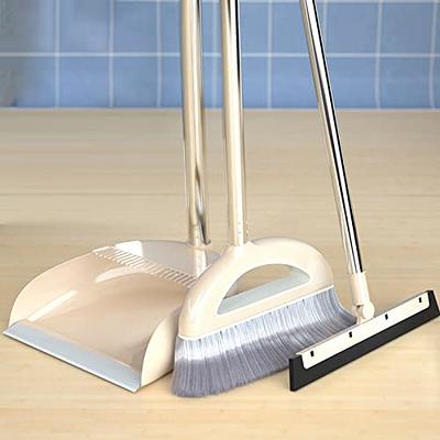 Harper Live.Love.Clean. 11.85 in. Bamboo Counter Brush and Dustpan Set for Small Debris