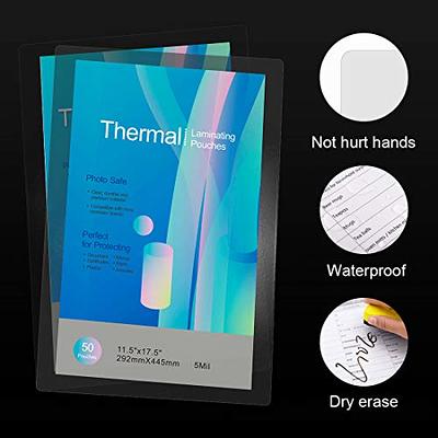 Textured Self Adhesive Laminating Sheets, Smooth Satin Finish, 9 x 11.5  Inches, 4 Mil Thick, 10 Pack, for Letter Size Self Sealing Lamination  Sheets