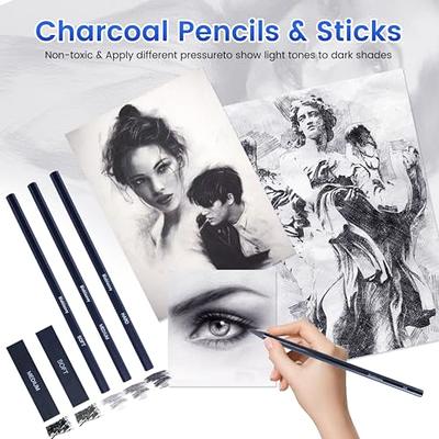 Art Supplies Drawing Pencils, Drawing Kit with 2 Sketch Book, Sketching  Pencils, Graphite Pencils, Charcoal Pencils, Art Kit for Artists Adults  Teens Beginner Kid, Drawing Pencils for Sketching - Yahoo Shopping