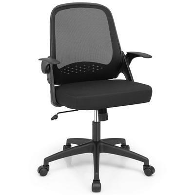 Costway Black Ergonomic Mesh Office Chair Adjustable High Back