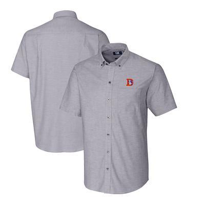 San Francisco Giants Cutter & Buck Big & Tall Stretch Oxford Long Sleeve  Button-Down Shirt - Charcoal