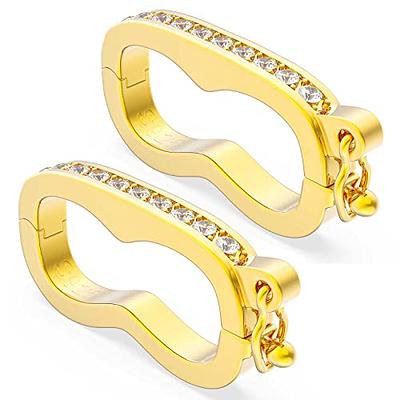 Zpsolution 925 Sterling Silver Double Lobster Clasp Extender Double Opening Necklace  Clasp Double Claw Connector Bracelet Extension Clasps for Jewelry Making  (Gold & Silver) - Yahoo Shopping