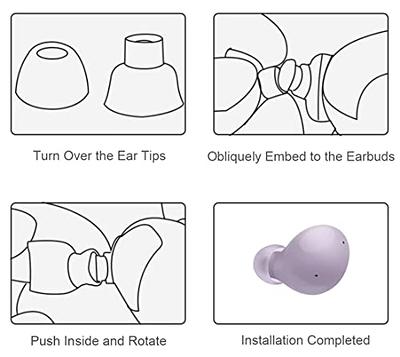 6 Pairs Elite 75T / Elite 7 Pro/Elite 3 Ear Tips Buds Gel, Replacement Soft  Rubber Silicone Eargel Cover Accessories Compatible with Jabra Elite 65T /