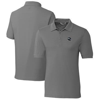 Pittsburgh Steelers Cutter & Buck Women's Helmet Logo DryTec Prospect  Textured Stretch Polo - Gray