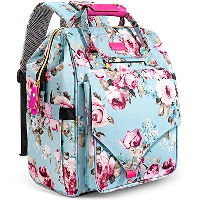 Floral Suitcase Rose Flower Luggage Pink Flower Travel Bag 