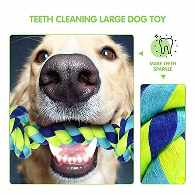 KXK Dog Toys, 3 Pack Indestructible Dog Chew Toys for Aggressive Chewers,  Durable Tough Nylon Real Beef Flavor Teething Chew Toys for Large Medium