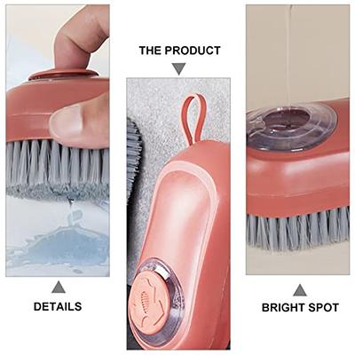 Selaurel Laundry Scrub Brush 2 Pack Soft Bristle Brush Shoe Cleaning Brush  for Stains Clothes Scrubbing Brush Household Cleaning Tool for Bathroom