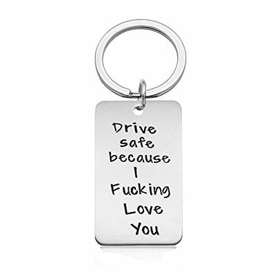 Fuqimanman2020 Funny Keychain for Son Daughter Have Fun Be Safe Drive Safe  Don't Do Stupid Keychain Gift From Mom and Dad-Rectangle Mom - Yahoo  Shopping