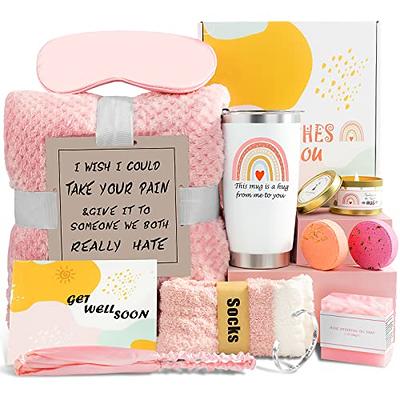 Get Well Soon Gifts for Women, Self Care Package After Surgery Gift,  Sympathy Gifts Basket, Thinking of you, Feel Better, Christmas Gifts Box  with