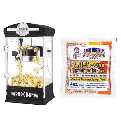 Retro KettlePopcorn Maker w/ Theater Popcorn Kit