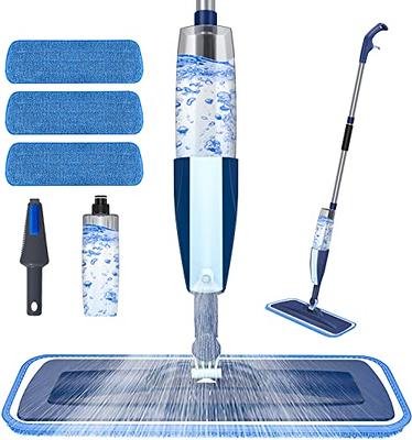 Spray Mop for Floor Cleaning, Floor Mop with a Refillable Spray Bottle and  3 Washable Pads, Flat Mop for Home Kitchen Hardwood Laminate Wood Ceramic