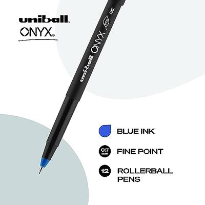 PEN Blue Felt-Tip Pens (Blue, 0.5 mm, Water-Based Ink, 12 Pieces)