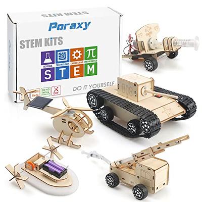 6 In 1 Wood Car Building Kits for Kids Ages 8-12, STEM Kits for Kids Age  8-10-12, Crafts for Boys Ages 6-8 12-14, Woodworking Project, Wooden 3D