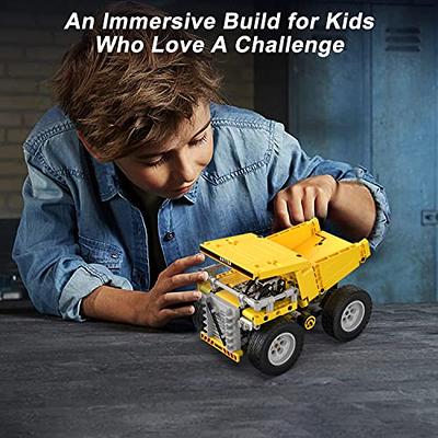 Meccano by Erector, Dump Truck Model Vehicle Building Kit, STEM Engineering  Education Toy for Ages 8 and up