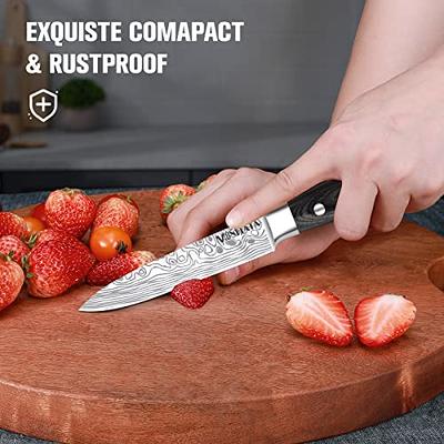 MOSFIATA-8 Super Sharp Professional Chef's Knife Finger Guard