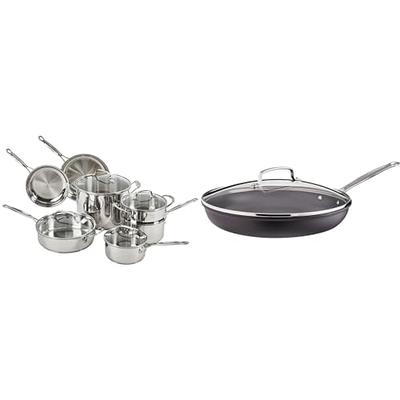 Cuisinart Chef's Classic 11-Piece Stainless Steel Cookware Set 77-11G - The  Home Depot