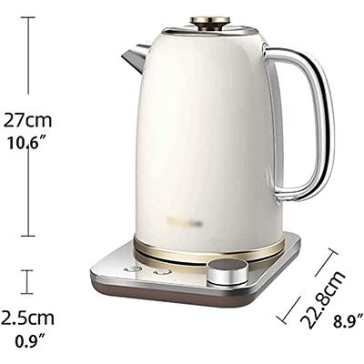 KENMORE Kenmore Digital Cordless Electric Kettle 1.7L, Stainless