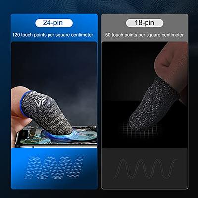 1 Pair Gamer Sleeve Sweatproof Dedales Gamer Finger Cover Touch-Screen  Fingertips Sleeve For Mobile Games