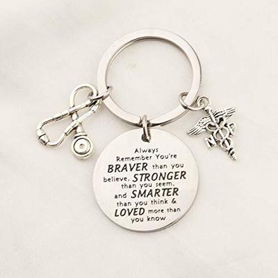 FUSTMW Licensed Vocational Nurse Graduation Gifts LVN Charm Keychain  Licensed Vocational Nurse Gift