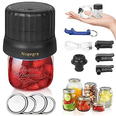 RECAT Mason Jar Vacuum Sealer, Electric Jar Sealer and Accessory Hose  Compatible with FoodSaver Vacuum Sealer