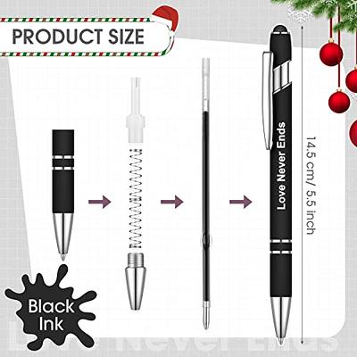 12 Pcs Funny Pens Demotivational Complaining Inspirational Pen Snarky  Passive Positive Office Pens Black Ink Novelty Pen Screen Touch Stylus for