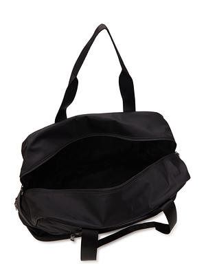 No Boundaries Women's Barrel Weekender Duffle Bag Black 