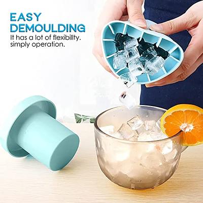 Covered Silicone Ice Cube Tray-Cocktail Cubes